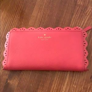 Hot pink Kate Spade wallet
